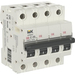 ARMAT Автоматический выключатель M06N 4P C 25А IEK
