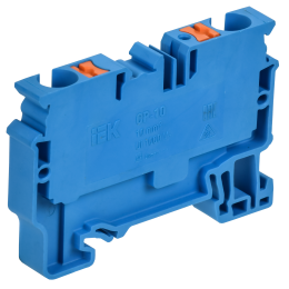 ARMAFIX Клемма пружинная Push In CP 10мм2 синяя IEK