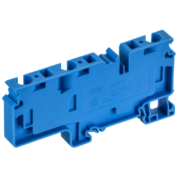 ARMAFIX Клемма пружинная CX10-3 BU 10мм2 трехконтактная синяя IEK