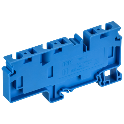ARMAFIX Клемма пружинная CX10-3 BU 10мм2 трехконтактная синяя IEK