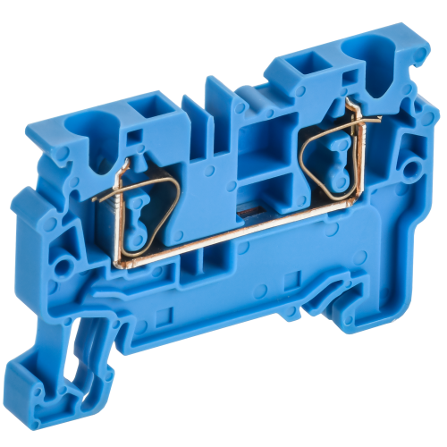 ARMAFIX Клемма пружинная CX4 BU 4мм2 проходная синяя IEK