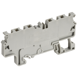 ARMAFIX Клемма пружинная CX2.5-4 2,5мм2 четырехконтактная серая IEK
