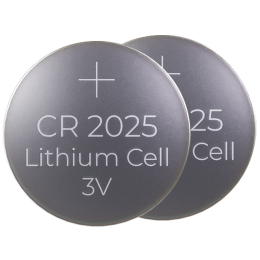Батарейка дисковая литиевая CR2025 (2шт/блистер)