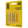 Батарейка щелочная Alkaline LR03/AAA (4шт/блистер) IEK