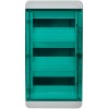 TEKFOR Корпус пластиковый КМПн-36 IP65 зеленая прозрачная дверь IEK