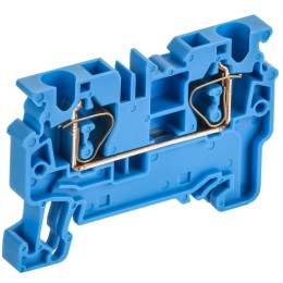 ARMAFIX Клемма пружинная CX4 BU 4мм2 проходная синяя IEK