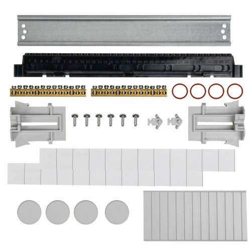 TEKFOR Корпус пластиковый КМПн-12 IP65 черная прозрачная дверь IEK