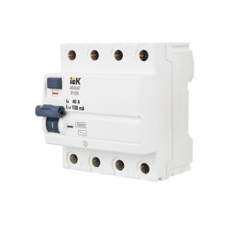 ARMAT Выключатель дифференциального тока R10N 4P 40А 100мА тип AC IEK