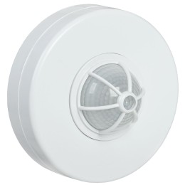Датчик движения ДД-024 1100Вт 120-360град 6м IP33 белый IEK