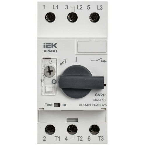 ARMAT Автоматический выключатель защиты двигателя A6 GV2P 1,6-2,5А IEK
