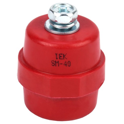 Изолятор SM40 (М8) силовой с болтом IEK