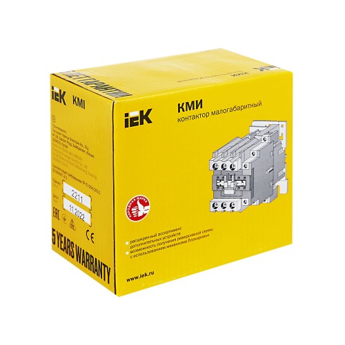 Контактор КМИ-34012 40А 230В/АС3 1NO,1NC IEK