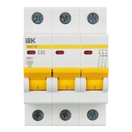 KARAT Автоматический выключатель ВА47-29 3P C 32А 4,5кА IEK