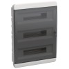 TEKFOR Корпус пластиковый ЩРВ-П-54 IP41 черная прозрачная дверь IEK