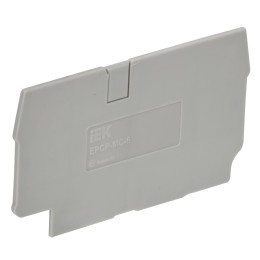 ARMAFIX Заглушка для клемм CP10/CX6мм2 серая IEK