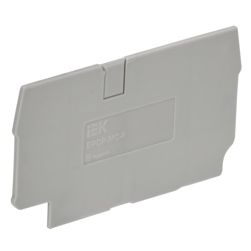 ARMAFIX Заглушка для клемм CP10/CX6мм2 серая IEK