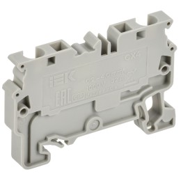 ARMAFIX Клемма пружинная CX4 4мм2 проходная серая IEK