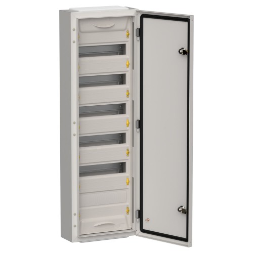 TITAN 5 Корпус металлический ЩРн-72 (1х72) 960х310х140мм IP54 серый (одна дверь) IEK
