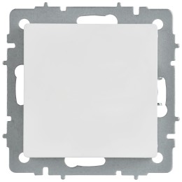 BRITE Заглушка с суппортом МЗ10-БрАБ арктический белый IEK