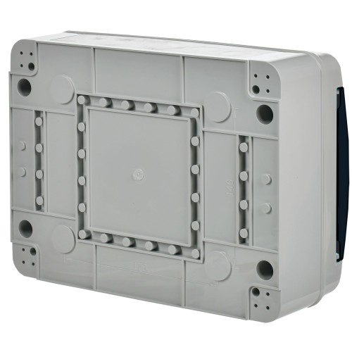 TEKFOR Корпус пластиковый КМПн-12 IP65 черная прозрачная дверь IEK