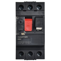 Пускатель ПРК32-2,5 In=2,5А Ir=1,6-2,5А Ue 690В MASTER IEK