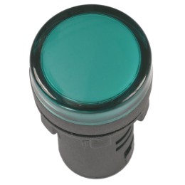 Лампа AD16DS(LED)матрица d=16мм зеленый 24В AC/DC IEK