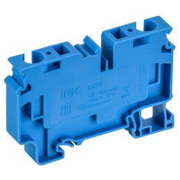ARMAFIX Клемма пружинная CX10 BU 10мм2 проходная синяя IEK
