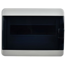 TEKFOR Корпус пластиковый КМПн-12 IP65 черная прозрачная дверь IEK