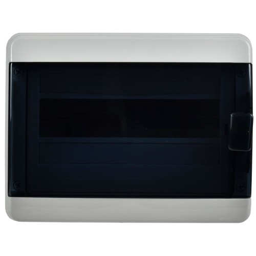 TEKFOR Корпус пластиковый КМПн-12 IP65 черная прозрачная дверь IEK