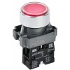 Кнопка управления LA167-BAF42 d=22мм 1NC красная IEK