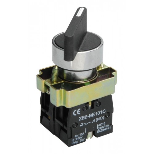 Переключатель LAY5-BJ25 2 положения ''I-0'' длинная ручка NO+NC IEK