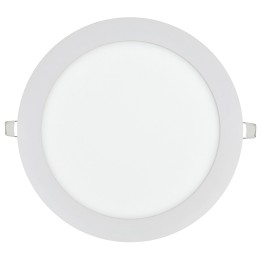 Светильник ДВО 1608 белый, круг LED 18Вт 6500 IP20 IEK