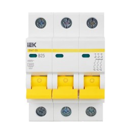 KARAT Автоматический выключатель ВА47-29 3P B 25А 4,5кА IEK