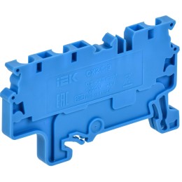 ARMAFIX Клемма пружинная CX2.5-3 BU 2,5мм2 трехконтактная синяя IEK
