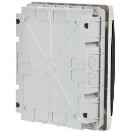 UNION Compact Корпус пластиковый ЩРВ-П-18 IP41 черная прозрачная дверь IEK