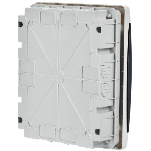 UNION Compact Корпус пластиковый ЩРВ-П-18 IP41 черная прозрачная дверь IEK