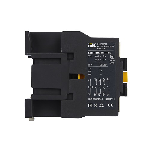Контактор КМИ-11810 18А 24В/АС3 1NO IEK