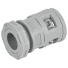 ELASTA Муфта вводная для гофрированных труб MVN16 IP40 серая IEK