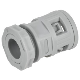 ELASTA Муфта вводная для гофрированных труб MVN16 IP40 серая IEK
