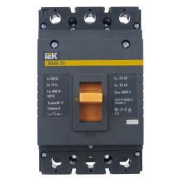 Выключатель автоматический ВА88-35 3Р 160А 35кА IEK