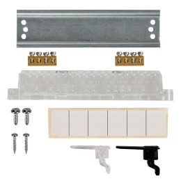 UNION Compact Корпус пластиковый ЩРВ-П-6 IP41 черная прозрачная дверь IEK
