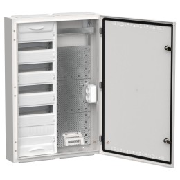 TITAN 5 Корпус комбинированный ЩРн-60 (2х60) 835х570х140мм IP30 белый IEK