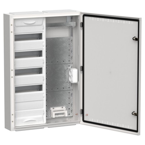 TITAN 5 Корпус комбинированный ЩРн-60 (2х60) 835х570х140мм IP30 белый IEK