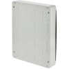 TEKFOR Корпус пластиковый ЩРН-П-54 IP41 черная прозрачная дверь IEK