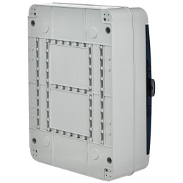 TEKFOR Корпус пластиковый КМПн-24 IP65 черная прозрачная дверь IEK