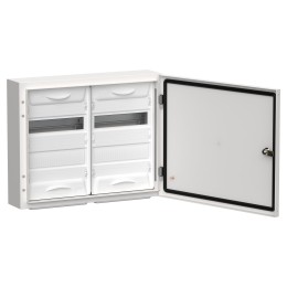 TITAN 5 Корпус металлический ЩРн-48 (2х24) 460х570х140мм IP54 белый (одна дверь) IEK
