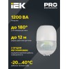 Датчик движения ДД-010 1100Вт 180град 10м IP44 белый IEK