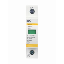 KARAT Ограничитель импульсного перенапряжения ОПС1-D 1P In=5кА Un=230В Im=10кА IEK