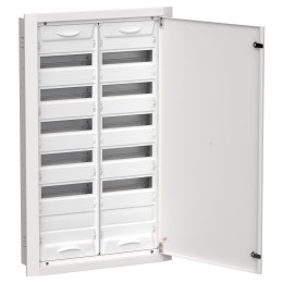 TITAN 5 Корпус металлический ЩРв-144 (2х72) 1005х625х130мм IP31 белый (одна дверь) IEK