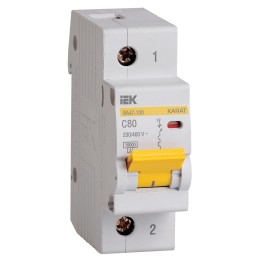 KARAT Автоматический выключатель ВА47-100 1P C 80А 10кА IEK